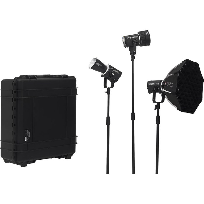 Aputure Storm 80c 3-Light Kit